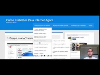 Curso Trabalhar Pela Internet Agora – Demonstração do conteúdo do curso