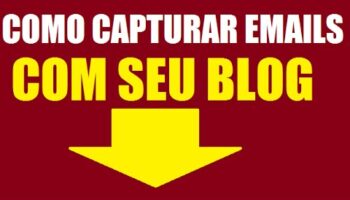 Como capturar contatos com um blog- Template certo mais captura de emails