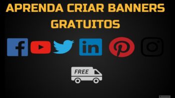 Como criar banners grátis | Capa YouTube, Facebook e outras redes sociais