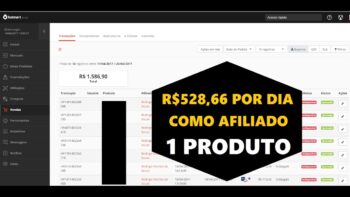 R$528,66 por dia como afiliado do Hotmart de um produto | Produtos digitais ou físicos?