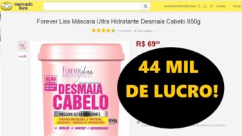 👩R$44.000,00 NO MERCADO LIVRE COM DESMAIA CABELO | UMA DAS FORMAS DE COMO TRABALHAR EM CASA