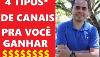 💻😱4 Tipos de canais no Youtube para você ganhar dinheiro em casa SEM SE EXPOR!