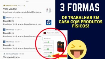 3 formas de trabalhar em casa pela internet com produtos físicos | Duas SEM INVESTIMENTOS