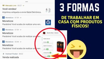 3 formas de trabalhar em casa pela internet com produtos físicos | Duas SEM INVESTIMENTOS