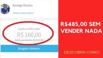 R$485,00 Trabalhando em casa SEM VENDER NADA | Uma forma de RENDA EXTRA sem investimentos nem vendas