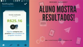 💣 MERCADO DIGITAL SATURADO? Aluno iniciante mostra resultados TRABALHANDO em casa como afiliado