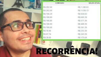 R$ 1.240,63 de renda extra pela internet sem Hotmart | Aprenda gerar comissões recorrentes