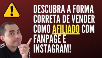 Como vender como afiliado da Hotmart com Fanpage e Instagram | Serve para Monetizze e Eduzz também