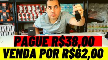 Pague R$38,00 no FORNECEDOR BRASILEIRO e venda por até R$69,00 no Mercado Livre SENDO PESSOA FÍSICA