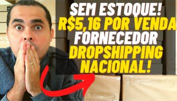 Fornecedor DropShipping NACIONAL! Lucro de R$5.16 por venda com 1 produto VENDENDO NO MERCADO LIVRE!