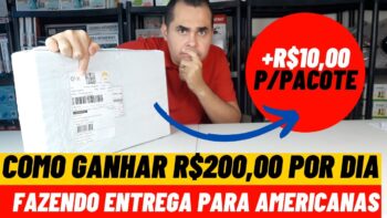 Como ganhar mais de R$200,00 reais por dia com a loja Americanas FAZENDO ENTREGAS ATÉ A PÉ 🏃