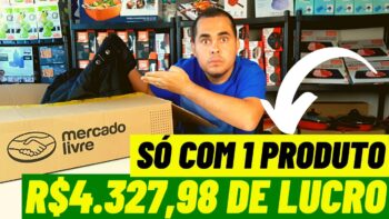 Lucro de R$4.327,98 no Mercado Livre com 1 PRODUTO |Fornecedor Brasileiro venda por R$259,90 ou mais