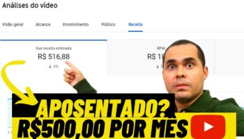 😱 Dá para se aposentar com o Youtube? Isso me gera R$500 reais por mês sem vender nada