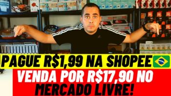 😱📦Pague R$1,99 na Shopee Brasil e venda por R$17,90 no Mercado Livre para levantar uma renda extra