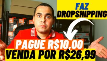 Produto de R$10,00 EM FORNECEDOR BRASILEIRO sendo vendido por R$26,99 no Mercado Livre ( FAZ DROP )