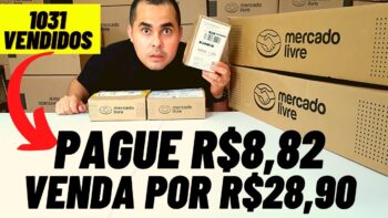 📦 Pague R$8,22 e venda por R$28,90 no Mercado Livre comprando de Fornecedores com estoque no Brasil