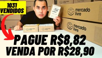 📦 Pague R$8,22 e venda por R$28,90 no Mercado Livre comprando de Fornecedores com estoque no Brasil