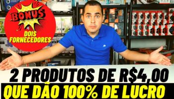 2 produtos de R$4,00 que você pode LUCRAR 100% vendendo no Mercado Livre+ 2 FORNECEDORES BRASILEIROS