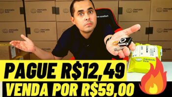 Pague R$12,49 e venda por R$55,00 no Mercado Livre comece seu negócio na internet com menos de R$100