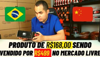 Produto de R$168,00 no fornecedor é vendido por R$499 no Mercado Livre! 100% DE LUCRO PESSOA FÍSICA