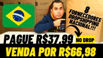 8 Fornecedores DropShipping Nacional | Pague R$37,99 e venda por R$66,98 no Mercado Livre