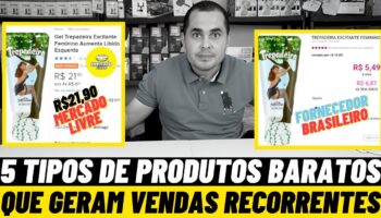 📈📦 5 tipos de produtos baratos para vender no Mercado Livre que geram VENDAS RECORRENTES