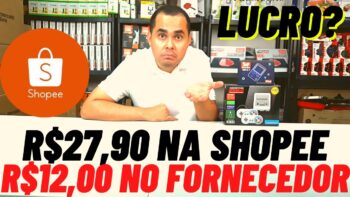 Produto de R$12,00 em fornecedor brasileiro é vendido por R$27,90 na Shopee | A VERDADE SOBRE SHOPEE