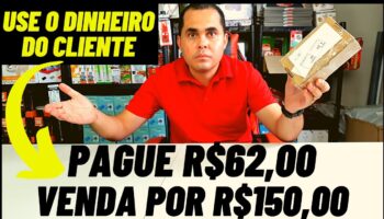 Pague R$62,00 e venda por R$150 USANDO O DINHEIRO DO CLIENTE! Sem usar o Mercado Livre e SEM ESTOQUE