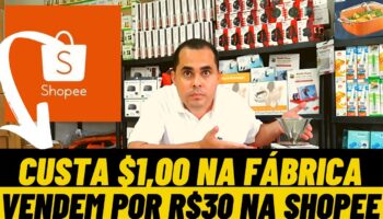 A VERDADE sobre Lucros de 100% na Shopee! Produto de $1,00 na FÁBRICA sendo vendido por R$30,00