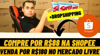 Compre na Shopee por R$87,85 e venda no Mercado Livre por R$180,00 | Produtos para ganhar dinheiro