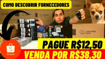 Como encontrar fornecedores para vender na Shopee e Mercado Livre |Compre por R$13 e venda por R$38