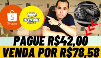 Pague R$42,00 venda por R$78,58 nicho com mais de 300 produtos para vender na Shopee e Mercado Livre