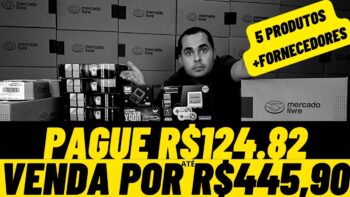 5 Produtos para ganhar dinheiro na Shopee e MercadoLivre | Pague R$125,00 e venda por até R$445,00