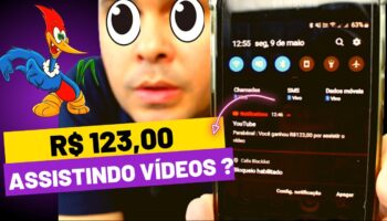 Ganhar dinheiro assistindo vídeo do Pica Pau! Verdade ou MENTIRA? R$123,00 por cada vídeo assistido?