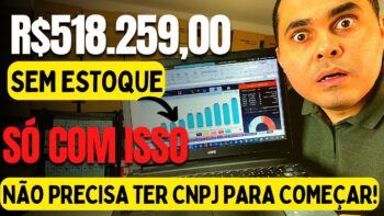 🔴Produto com R$518.259,00 em vendas! Sem estoque começando como pessoa física até pelo Mercado Livre