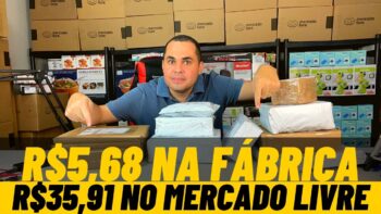 Produto de R$5,68 na fábrica sendo vendido por R$35,91 no Mercado Livre + Fornecedor BRASILEIRO!