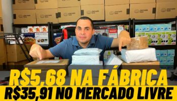 Produto de R$5,68 na fábrica sendo vendido por R$35,91 no Mercado Livre + Fornecedor BRASILEIRO!