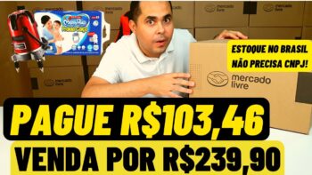 R$38 POR VENDA! Produto de R$103,46 em fornecedor brasileiro é vendido por R$239,90 no MercadoLivre!