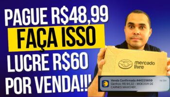 Pague R$48,99 e venda por até R$160,00 | Como ter lucro vendendo mais caro que no Mercado Livre