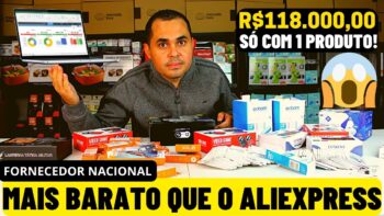 Fornecedor com estoque no Brasil mais barato que o Aliexpress! R$118 mil na Shopee e Mercado Livre