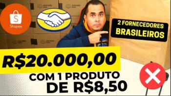 Produtos para vender na Shopee e Mercado Livre! 1 produto de R$8.50 vendeu mais de R$20.000,00 no ML