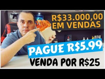 Como ganhar R$2.231,00 por mês comprando produto por R$6,99 e vendendo por R$25,00 no Mercado Livre