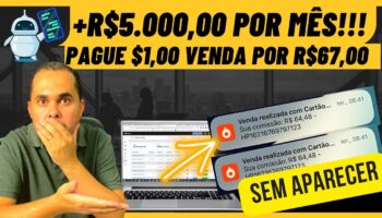 COMPROVADO! R$1.000,00 por mês pela internet! Pague $1,00 e venda por R$67,00 sem MERCADO LIVRE!