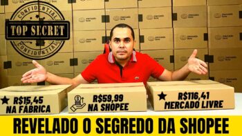 Segredo da Shopee REVELADO! Produto de $3,50 na fábrica sendo vendido por R$59,99 na Shopee Brasil