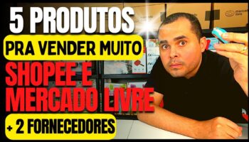 5 Produtos de até R$10,00 para vender na Shopee e Mercado Livre usando fornecedores brasileiros