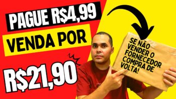 😦Pague R$4,99 e venda por R$21,90 no Mercado Livre! Fornecedor compra de volta SE NÃO VENDER!