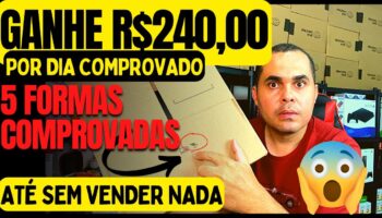 5 maneiras de ganhar mais de R$240,00 por dia com o Mercado Livre até SEM VENDER nada e sem investir