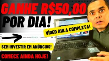 Como ganhar R$50,00 por dia trabalhando em casa sem estoque em 4 passos simples! SEM MERCADO LIVRE!