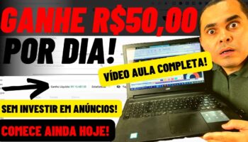 Como ganhar R$50,00 por dia trabalhando em casa sem estoque em 4 passos simples! SEM MERCADO LIVRE!