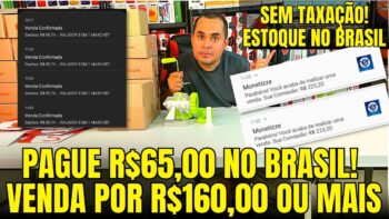 SEM TAXAÇÃO! Pague R$65,00 NO BRASIL e venda por até R$160,00 sem depender da Shopee e MercadoLivre